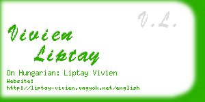 vivien liptay business card